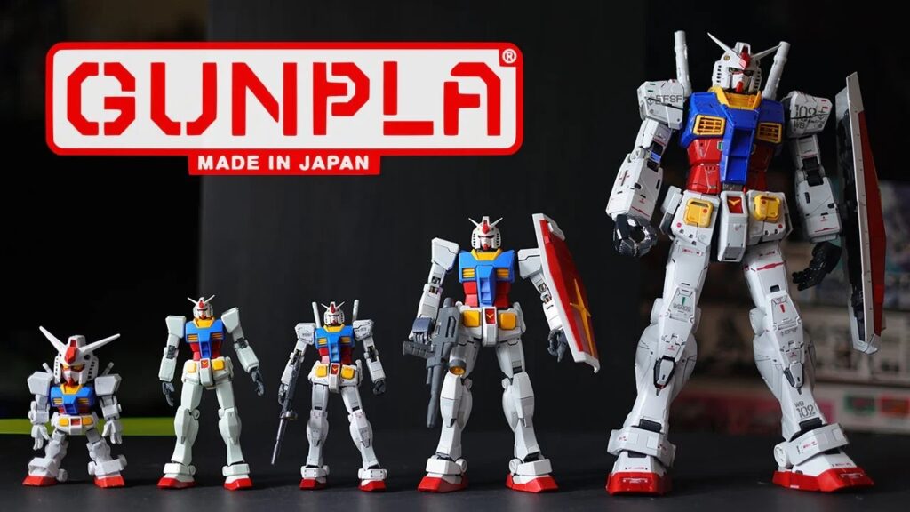 Gunpla HG, RG, MG e PG: differenze, scale e quale scegliere